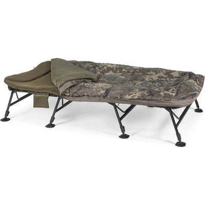 Nash Lehátko Se Spacákem Indulgence HD40 Sleep System 8 Legs Camo Emperor
