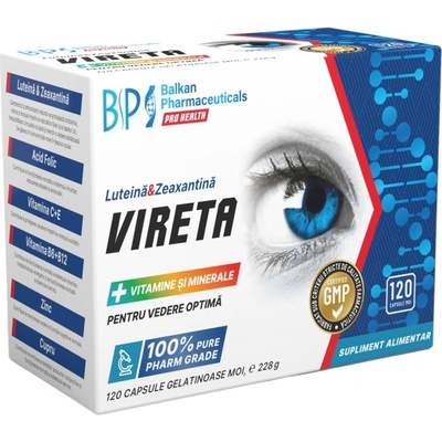 Balkan Pharmaceuticals Vireta | Optimal Vision [120 капсули]