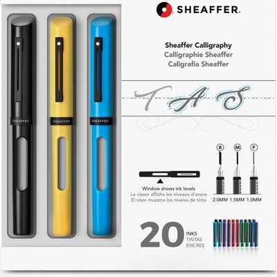 Sheaffer Maxi Kit Pero kaligrafické,sada (3 perá+3hroty+20bombičiek)