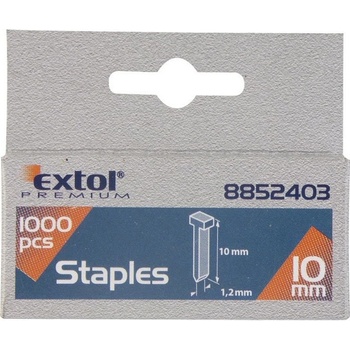 EXTOL PREMIUM klince 12mm, 2.0x0.52x1.2mm, balenie 1000ks 8852404