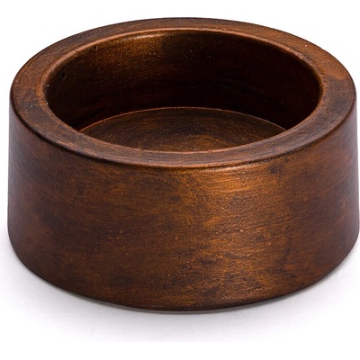 Svícen COLUMBA BASIC, výška 2,5 cm - AGED METAL, měděná a černá, lak mat