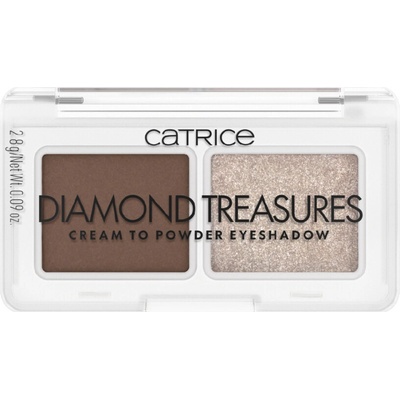 Catrice Diamond Treasures duo očné tiene 01 Hazel Spark 2,8 g