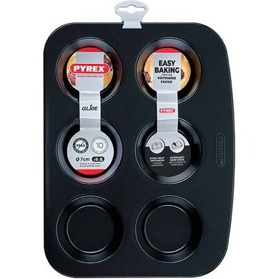 Pyrex forma na muffiny 6 ks 6x3,5CM