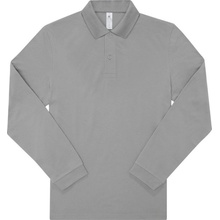 B&C polokošile B&C My Polo 210 LSL piqué dlouhý rukáv COT-01U42762001 šedé sport