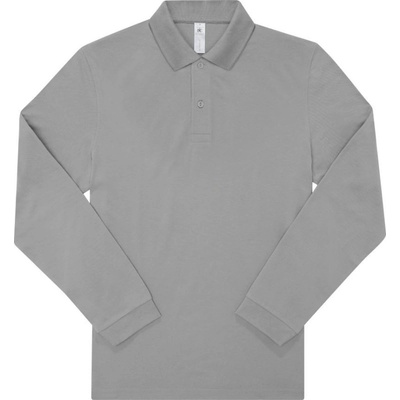 B&C polokošile B&C My Polo 210 LSL piqué dlouhý rukáv COT-01U42762001 šedé sport