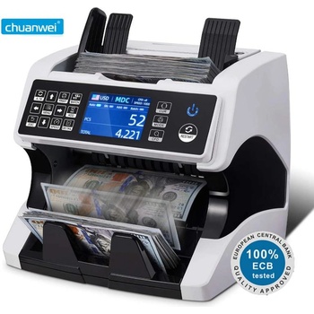 Image 1 of Chuanwei Al-920 професионална банкнотоброячна машина с ecb сертификат