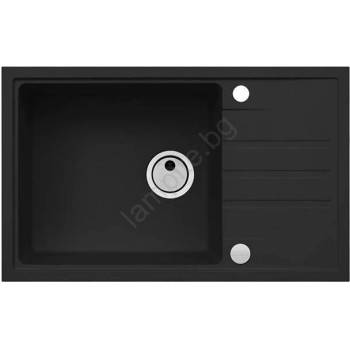 Alveus 1149117 - Кухненска мивка INTERMEZZO 78x48 см гранит/черен (AV0080)