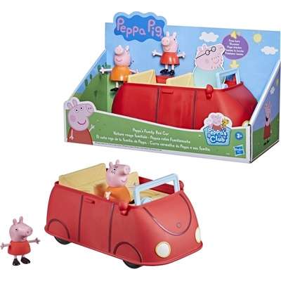 Hasbro Prasátko Peppa rodinné červené auto – Zboží Mobilmania