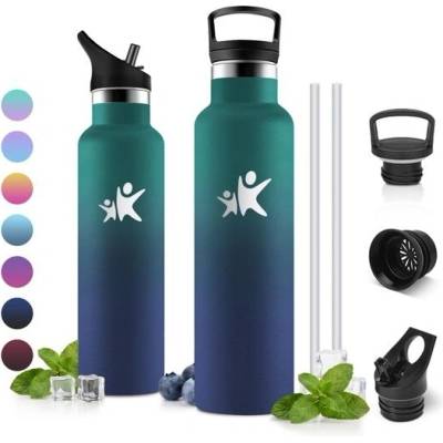 Japoria termoska 750 ml tm.modrá tm.zelená