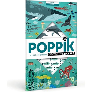 POPPIK Плакат със стикери poppik - Океанът (dis002)