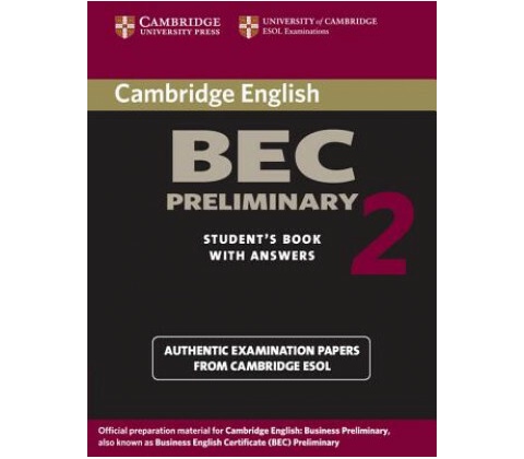 Cambridge BEC Preliminary 2 SB