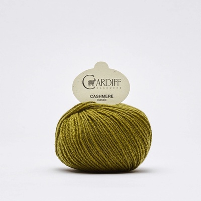 CASHMERE CLASSIC Cardiff Cashmere Farby CASHMERE: 570 olivová