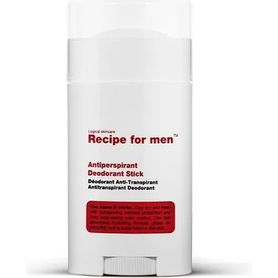 Recipe for men Tвърд антиперспирант Recipe for Men Antiperspirant Deodorant Stick (50 мл)