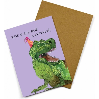 ePipí Blahopřání - Vyhynutí dinosaurů – Zboží Dáma