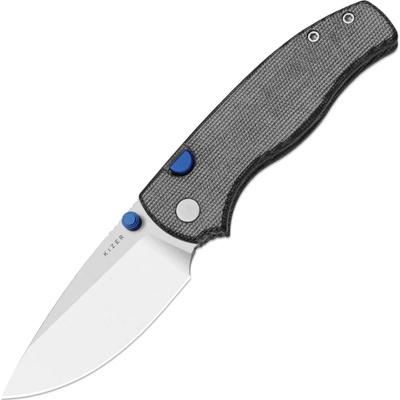 Kizer Glaux 14C28N,Satin,Norplex UltreX Micarta