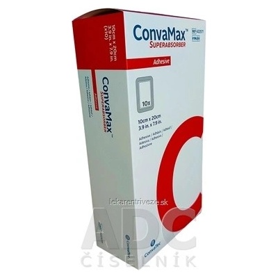 ConvaMax Krytie na rany superabsorpčné neadhezívne 10 x 20 cm 10 ks