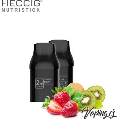 Heccig NUTRISTICK DV2 2x cartridge STRAWBERRY KIWI jahoda a kiwi 15 mg