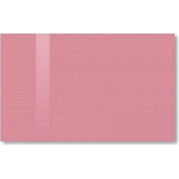 SOLLAU Skleněná magnetická tabule růžová perlová 60 × 90 cm