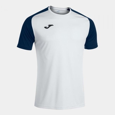 Joma Academy IV Short Sleeve T Shirt White Navy
