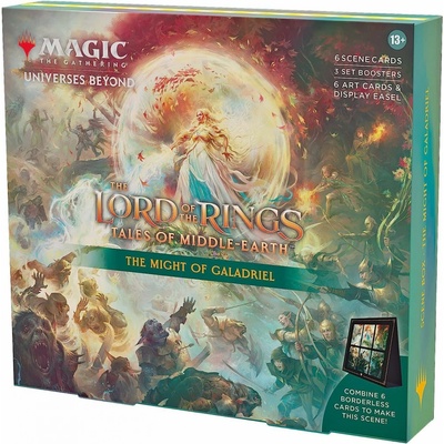 Wizards of the Coast Magic the Gathering LOtR Tales of Middle-earth Scene Box The Might of Galadriel