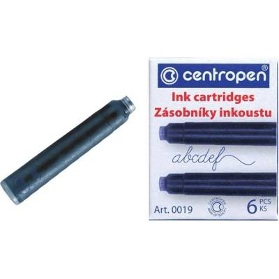 centropen zásobník inkoustový 0019/ 6ks modrý 476345