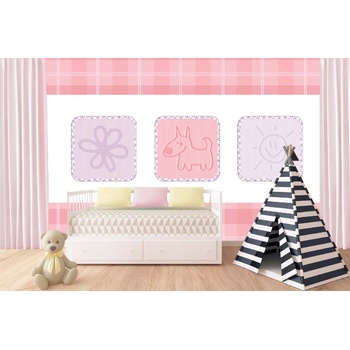 DIMEX ART s. r. o Самозалепваща се флизелинова фототапета детска картичка 375 x 250 см