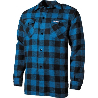 Fox Lumberjack košeľa kockovaná drevorubačská modrá