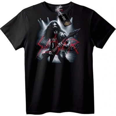 NOONEBRAND Тениска Slayer Рок Група - XS, Black