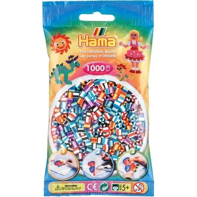 HAMA Korálky v sáčku duhové mix 1.000 ks MIDI