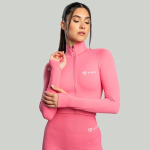 GymBeam STRIX Дамски безшевен кроп топ Sorbet XL