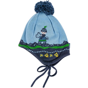 Maximo Зимна шапка Maximo - Рицар, синя, размер 47 (5571-35970)
