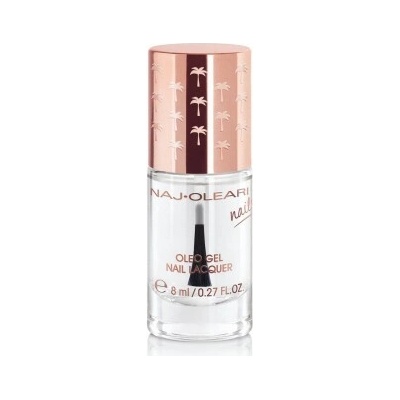 Naj Oleari Oleo gel Nail Lacquer lak na nehty s gelovým efektem 01 crystal 8 ml