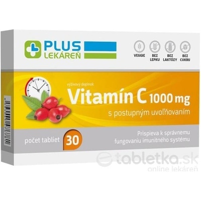 Plus Lekáreň Vitamín C 1000mg 30 tabliet