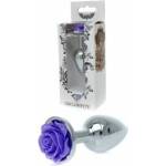  Plug-Jewellery Silver PLUG ROSE- Purple