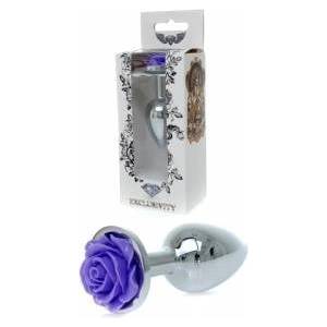  Plug-Jewellery Silver PLUG ROSE- Purple