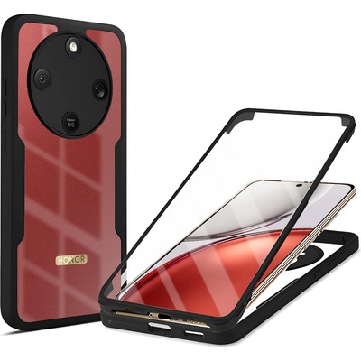 Techsuit Калъф за Honor Magic8 Lite - Techsuit ColorVerse 360 Series + Протектор - Черен