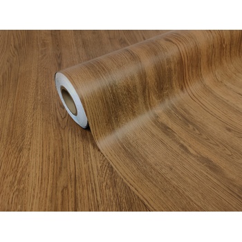 DIMEX ART Самозалепващо фолио за врати орех едмонтън ширина 90 см