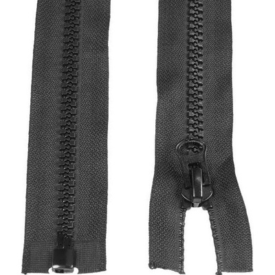 Prima-obchod Kostěný zip No 8 délka 80 cm (bundový) černý, barva Černá