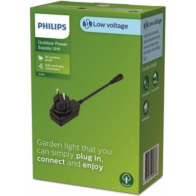Philips 8720169269378 GardenLink Low Volt 24V nízkonapäťový vonkajší síťový adaptér IP44 černá