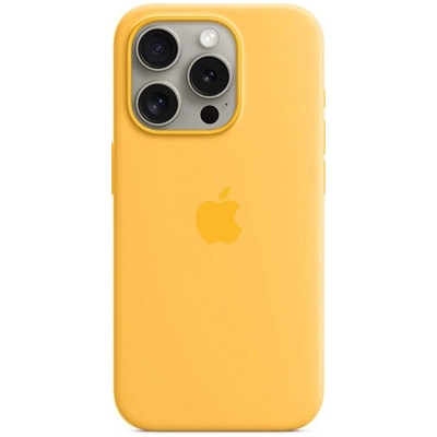 Apple iPhone 15 Pro Silicone Case with MagSafe - Sunshine MWNK3ZM/A