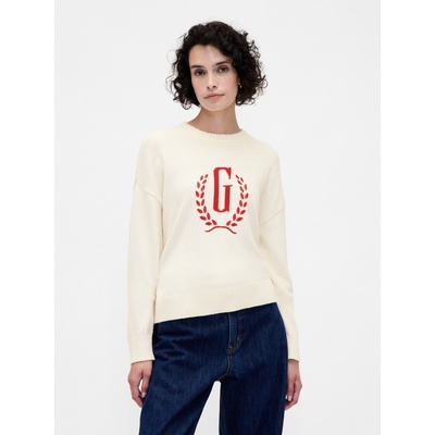 GAP Пуловер от вълнена смес Gap GAP | Bezhov | ЖЕНИ | XXL