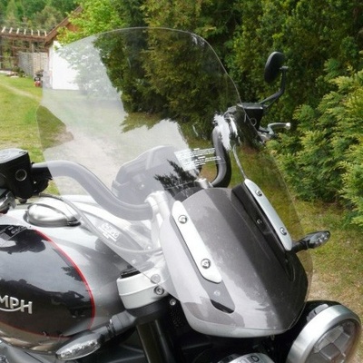 Triumph Rocket Iii GT - 2019-2025 Touring plexi štít - Čiré / 56 cm