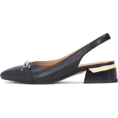 Kazar Дамски обувки на ток с отворена пета черно, размер 36
