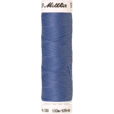Nitě SERALON 100m na univerzální šití, polyester AMANN Mettler - více barev 6677: 1368 světle modrá