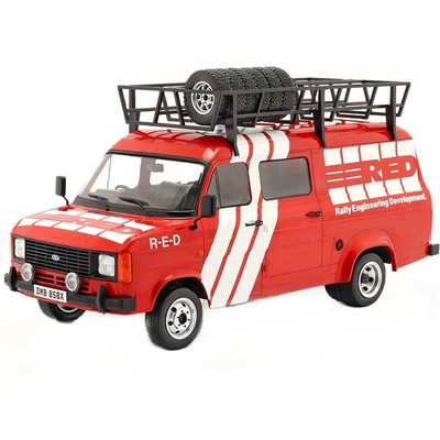Ixo Ford Transit MK II R.E.D. Ralley Assistence 1985 1:18