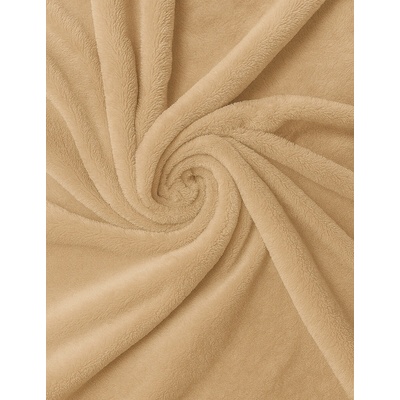2P servis Mikroplyš prostěradlo béžové mikroplyš 100% polyester 90x200x30