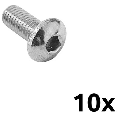 EKOfence Skrutka PH/IMBUS M8x40 DIN7380 A2 nerezová 10ks/bal 3880