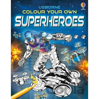 Colour Your Own Superheroes
