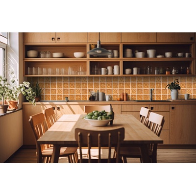 DIMEX ART Фототапет за кухня - гранитни плочки 420 x 60 см