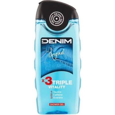 Denim Original Triple Vitality sprchový gél 250 ml